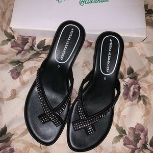 Athena Alexander Roxi Black Sandals
